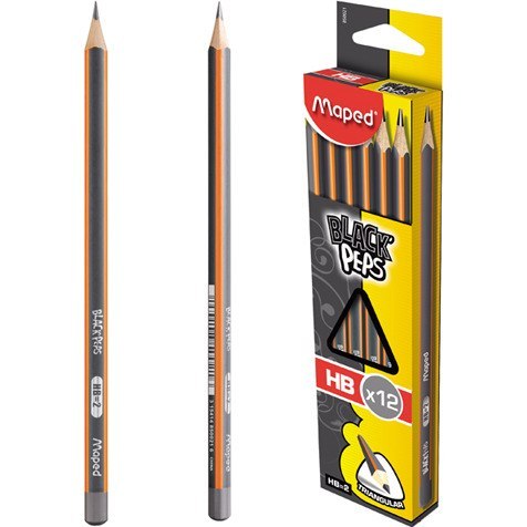 OŁÓWEK MAPED BLACK'PEPS HB BEZ GUMKI Maped