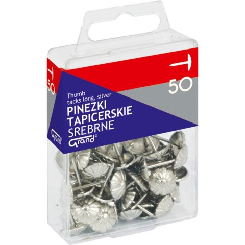 PINEZKI TAPICERSKIE SREBRNE (50) Grand