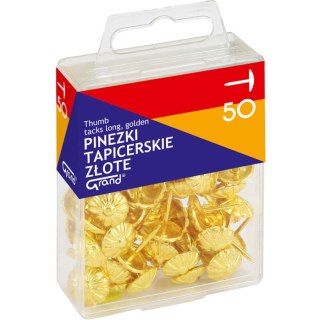 PINEZKI TAPICERSKIE ZŁOTE (50) Grand