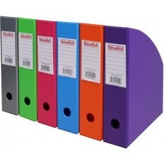POJEMNIK NA DOKUMENTY BIURFOL A4/10cm FIOLETOWY Biurfol