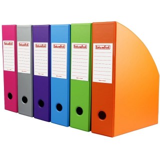 POJEMNIK NA DOKUMENTY BIURFOL A4/7cm POMARAŃCZOWY Biurfol