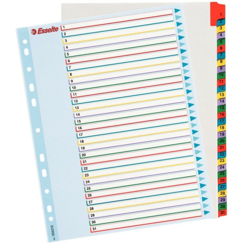 PRZEKŁADKI MYLAR ESSELTE A4 1-31 Esselte