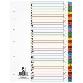 Przekładki mylar Q-Connect A4 1-31 Q-CONNECT