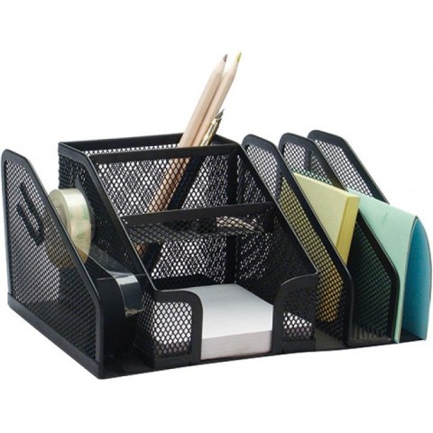 Przybornik na biurko Q-Connect metalowy czarny Q-CONNECT