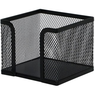 Przybornik na karteczki Q-Connect metalowy czarny Q-CONNECT