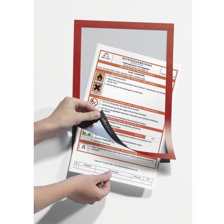 RAMKA DURABLE DURAFRAME A4 CZERWONA (2) Durable