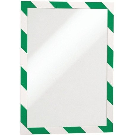 RAMKA DURABLE DURAFRAME SECURITY A4 ZIELONO-BIAŁA (2) Durable