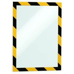 RAMKA DURABLE DURAFRAME SECURITY A4 ŻÓŁTO-CZARNA (2) Durable