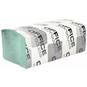 Ręczniki składane Office Products ZZ 1w makulatura zielone (20x200) Office Products