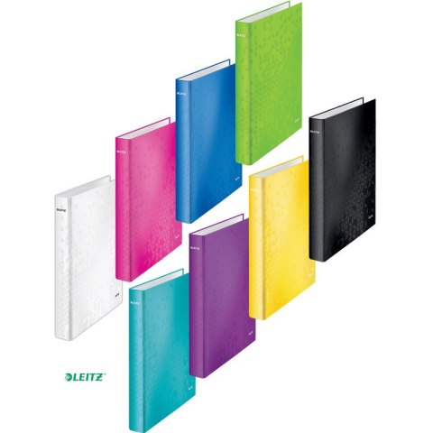 Segregator ringowy Leitz Wow A4/25mm 4R czarny Leitz