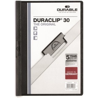 SKOROSZYT Z KLIPSEM DURABLE DURACLIP 30 CZARNY Durable