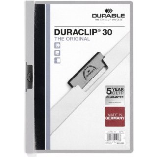 SKOROSZYT Z KLIPSEM DURABLE DURACLIP 30 SZARY Durable
