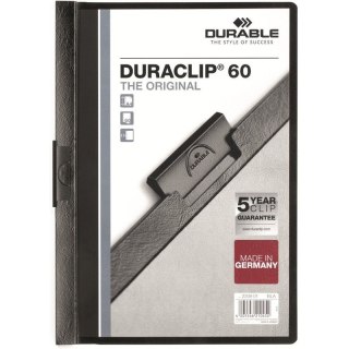 SKOROSZYT Z KLIPSEM DURABLE DURACLIP 60 CZARNY Durable