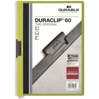SKOROSZYT Z KLIPSEM DURABLE DURACLIP 60 ZIELONY Durable