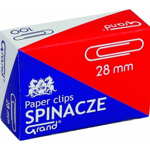 SPINACZE BIUROWE OKRĄGŁE 28mm (100) Grand