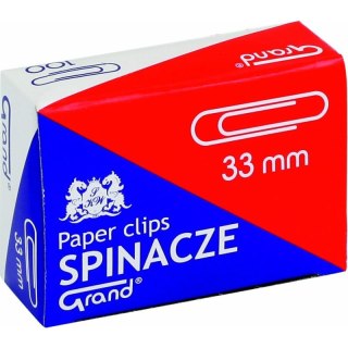 SPINACZE BIUROWE OKRĄGŁE 33mm (100) Grand