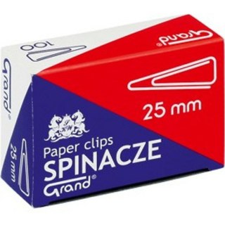 SPINACZE BIUROWE TRÓJKĄTNE 25mm (100) Grand