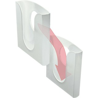 STOJAK NA ULOTKI A4 LEITZ PRZEZROCZYSTY Leitz