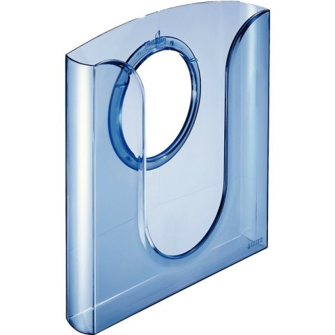 STOJAK NA ULOTKI A4 LEITZ PRZEZROCZYSTY NIEBIESKI Leitz