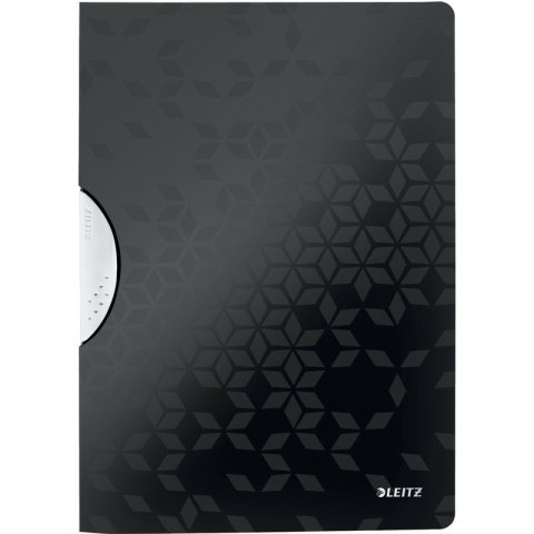 Skoroszyt z klipsem Leitz Wow A4 30k czarny Leitz