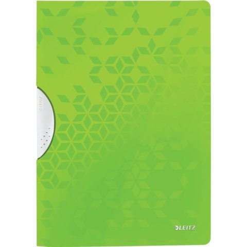 Skoroszyt z klipsem Leitz Wow A4 30k zielony Leitz