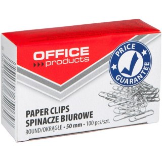 Spinacze biurowe Office Products 50mm okrągłe (100) Office Products