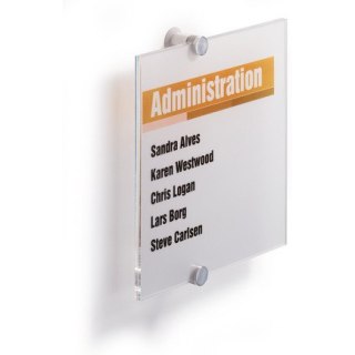 TABLICZKA DURABLE CRYSTAL SIGN 210*210mm Durable