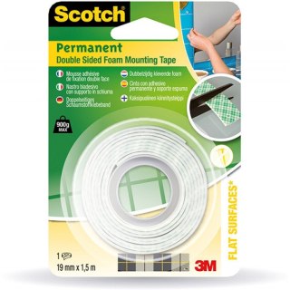 TAŚMA MONTAŻOWA SCOTCH 19mm/1.5m PIANKOWA Scotch