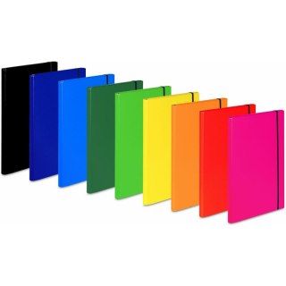 TECZKA KARTONOWA Z GUMKĄ A4/20mm ŻÓŁTA VAUPE