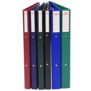 TECZKA NA AKTA OSOBOWE PVC A4 CZERWONA Biurfol