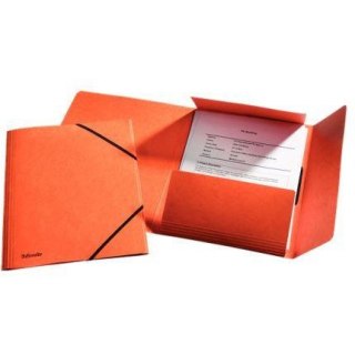 TECZKA PRESZPANOWA Z GUMKĄ ESSELTE A4 POMARAŃCZOWA Esselte