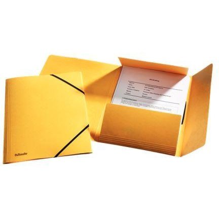 TECZKA PRESZPANOWA Z GUMKĄ ESSELTE A4 ŻÓŁTA Esselte