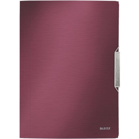 TECZKA Z GUMKĄ LEITZ STYLE 15mm CZERWONA Leitz