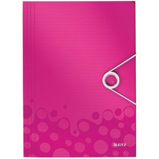 TECZKA Z GUMKĄ LEITZ WOW 15mm RÓŻOWA Leitz