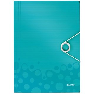 TECZKA Z GUMKĄ LEITZ WOW 15mm TURKUSOWA Leitz