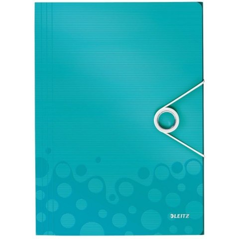TECZKA Z GUMKĄ LEITZ WOW 15mm TURKUSOWA Leitz