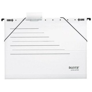 TECZKA ZAWIESZANA LEITZ ALPHA ACTIVE A4 Z GUMKĄ CZARNA Leitz