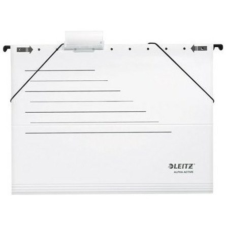 TECZKA ZAWIESZANA LEITZ ALPHA ACTIVE A4 Z GUMKĄ CZARNA Leitz