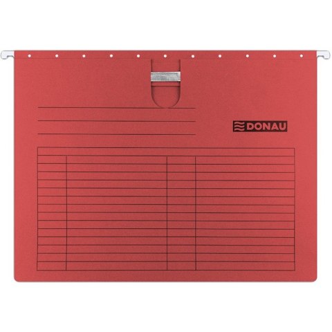 Teczka zawieszana Donau A4 (z wąsem) czerwona (5) Donau