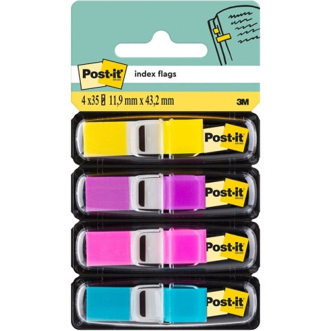 ZAKŁADKI POST-IT 12*43mm 4 KOLORY NEON (4*35) Post-it ZAKŁADKI POST-IT 12*43mm 4 KOLORY NEON (4*35) Post-it