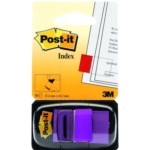 ZAKŁADKI POST-IT 25*43mm PURPUROWE (50) Post-it ZAKŁADKI POST-IT 25*43mm PURPUROWE (50) Post-it
