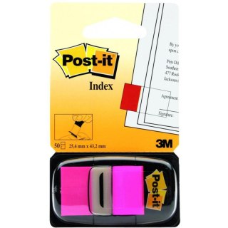 ZAKŁADKI POST-IT 25*43mm RÓŻOWE (50) Post-it