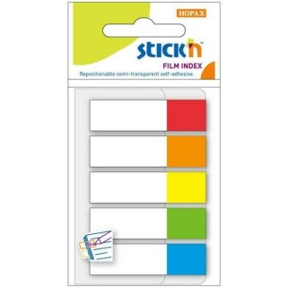 ZAKŁADKI STICK'N 12*45mm 5 KOLORÓW (5*20) STICK'N