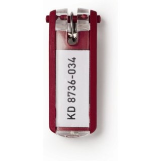 ZAWIESZKI NA KLUCZE DURABLE CZERWONE (6) Durable