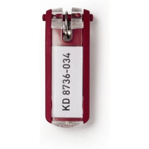 ZAWIESZKI NA KLUCZE DURABLE CZERWONE (6) Durable