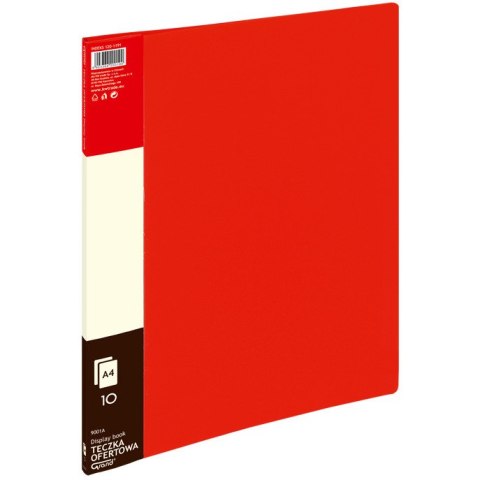 ALBUM OFERTOWY GRAND A4/10K CZERWONY Grand