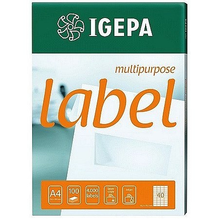 ETYKIETY A4 IGEPA śr.117mm (CD) (80) Igepa