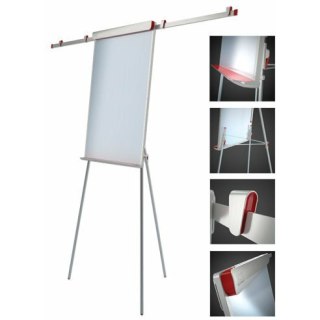 FLIPCHART 2X3 OFFICE PRO RED Z RAMIONAMI 2x3