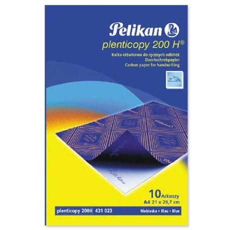 KALKA PELIKAN A4 OŁÓWKOWA NIEBIESKA (10) Pelikan