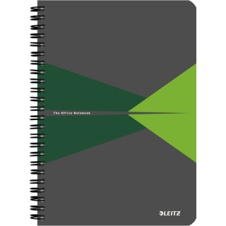 KOŁONOTATNIK LEITZ OFFICE A5/90K LINIA ZIELONY Leitz